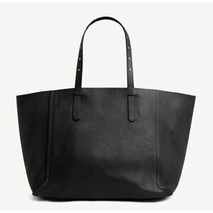 GERARD DAREL Shopping bag in grainy leather metallic inside